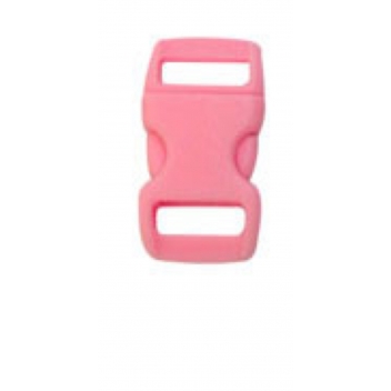 540136 - 3532435401369 - Créacord - Fermoirs clips plastique (idéal Créacord) 3 x 1,5cm Rose x10 - 2