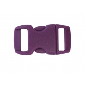Fermoirs clips plastique (idéal Créacord) 3 x 1,5cm Violet x10