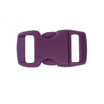 540138 - 3532435401383 - Créacord - Fermoirs clips plastique (idéal Créacord) 3 x 1,5cm Violet x10 - 2