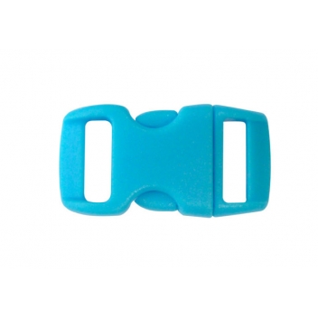 540139 - 3532435401390 - Créacord - Fermoirs clips plastique (idéal Créacord) 3 x 1,5cm Bleu x10 - 3