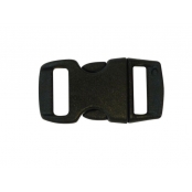 Fermoirs clips plastique (idéal Créacord) 3 x 1,5cm Noir x10