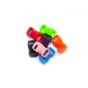 Fermoirs clips plastique (idéal Créacord) 3 x 1,5cm Assort. x100