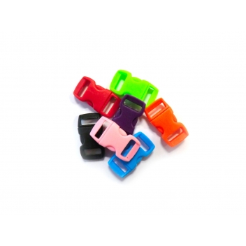540151 - 3532435401512 - Créacord - Fermoirs clips plastique (idéal Créacord) 3 x 1,5cm Assort. x100 - 2