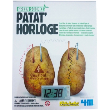 5663275 - 5414561465928 - 4M - Kit DAM/4M pour enfant Patat' horloge - 3