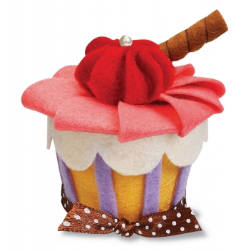5604634 - 4893156046345 - 4M - Kit DAM/4M Boite cupcake en feutrine - 2