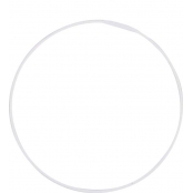 Armature abat-jour cercle Ø 25 cm blanc
