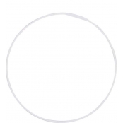 Armature abat-jour cercle Ø 35 cm blanc