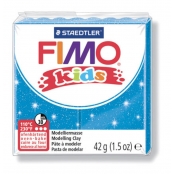 Pâte Fimo Kids 42 g Bleu pailleté 8030.312