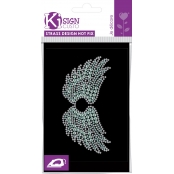 Transfert strass/clou thermocollant Ailes d\'ange