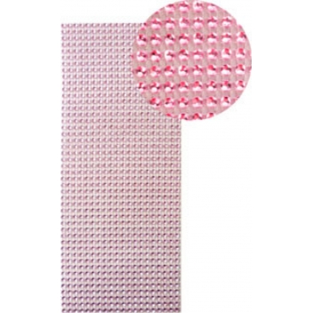 500362 - 3532435003624 - Graine créative - Plaque de strass adhésive 10 x 25 cm Rose - 5