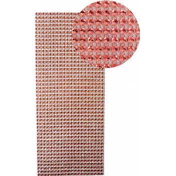 500363 - 3532435003631 - Graine créative - Plaque de strass adhésive 10 x 25 cm Rouge - 3