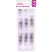 Plaque de strass adhésive 10 x 25 cm Violet