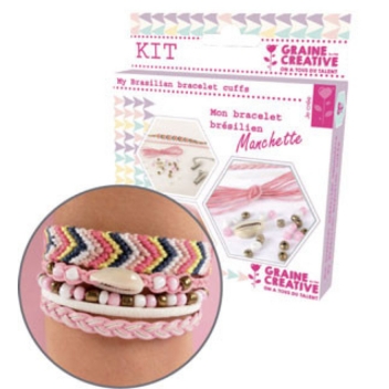 791002 - 3532437910029 - Créacord - Kit pour manchette brésilienne Amour - 6