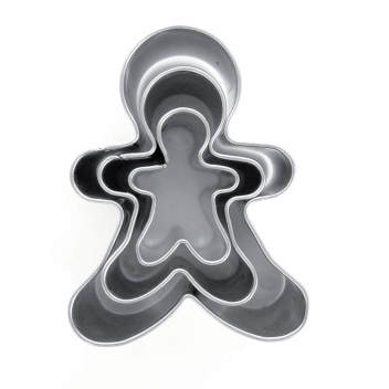 265059 - 3471052650593 - Graine créative - emporte-pièces métal Bonhomme pain d'épices 3 pièces