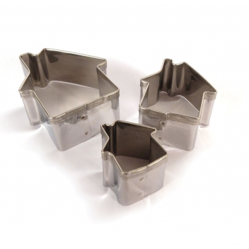 265060 - 3471052650609 - Graine créative - emporte-pièces métal Maison 3 pièces - 2