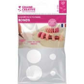 Gabarit pour pâte polymère A5 Rond
