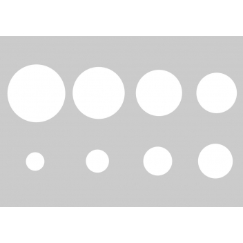 265206 - 3471052652061 - Graine créative - Gabarit pour pâte polymère A5 Rond - France