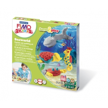 262237 - 4007817806289 - Fimo - Kit Pâte Fimo Kids Monde marin 8034.14