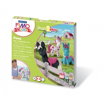 262246 - 4007817806142 - Fimo - Kit Pâte Fimo Kids Pony mon petit poney 8034.08 ly