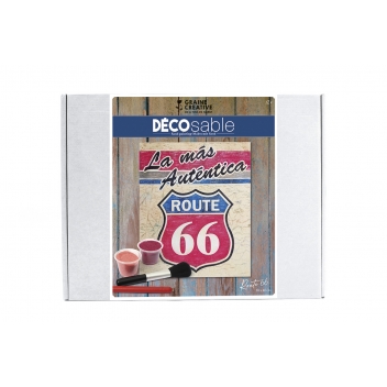 150126 - 3532431501261 - Graine créative - Kit de Carte à sable Déco Sable Route 66