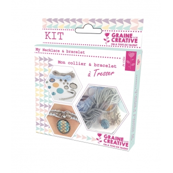 791010 - 3532437910104 - Graine créative - Kit bijoux à tresser Océan - 7