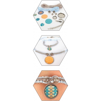 791010 - 3532437910104 - Graine créative - Kit bijoux à tresser Océan
