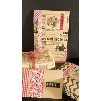 518094 - 3532435180943 - Graine créative - Rouleaux de papier kraft à motif 50x70mm 2 pièces - 2