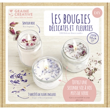 152011 - 3532431520118 - Graine créative - Kit DIY Bougies Fleuries - 3