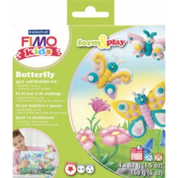 262245 - 4007817806180 - Fimo - Kit Pâte Fimo Kids Papillon 8034.10 ly - 3