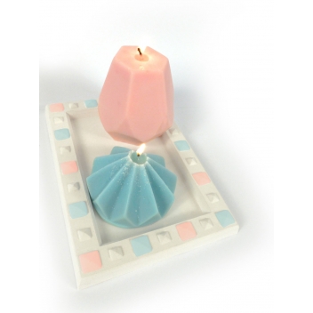 143410 - 3471051434101 - Graine créative - Moule à bougie en latex Origami diamant 8 cm - France - 2