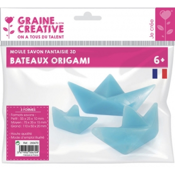 200470 - 3471052004709 - Graine créative - Moule pour savon Bateaux en Papier - France - 4