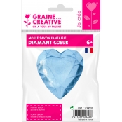 Moule pour savon Mini Diamant coeur