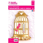 Moule thermoformé thermomètre Cage à oiseaux