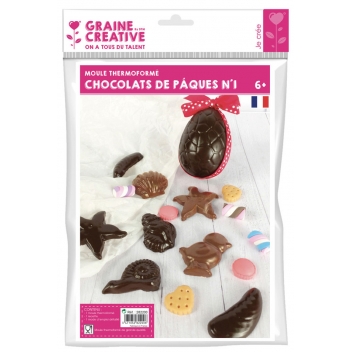 282200 - 3471052822006 - Graine créative - Moule thermoformé assortiment Chocolats de Paques 1 - France - 4