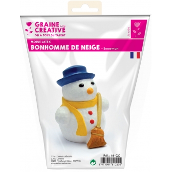 181020 - 3471051810202 - Graine créative - Moule en latex Bonhomme de neige - France - 4