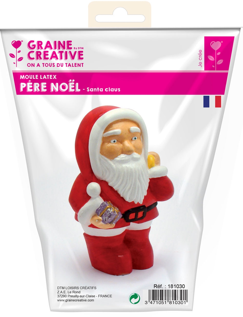 Moule Père Noël / Santa Clauss avec kit de 6 moules PAQUET DE 1