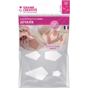Gabarit pour Pâte polymère A5 Joyaux