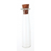Flacons / fiole Tube + bouchon liège 2 pièces