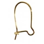 Boucles d'oreilles filaire Doré 3 paires