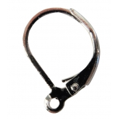 Boucles d'oreilles dormeuses Vieil argent 1 paire