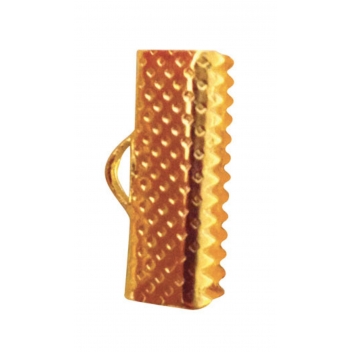 268201 - 3471052682013 - Graine créative - Embout fermoir pour ruban et miyuki 16mm Doré x10 - 3