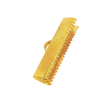 268204 - 3471052682044 - Graine créative - Embout fermoir pour ruban et miyuki 25mm Doré x10 - 3