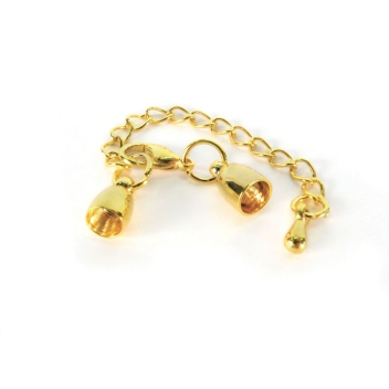 268223 - 3471052682235 - Graine créative - Embout cloche avec fermoir Or 5mm - 2