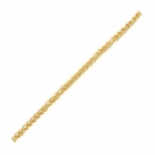 Chaîne maille jaseron Ø1mm Or Au mètre