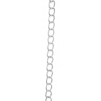 268676 - 3471052686769 - Graine créative - Chaîne maille jaseron Ø5,7mm Argent Au mètre - 2