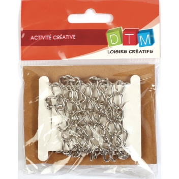 268679 - 3471052686790 - Graine créative - Chaîne maille jaseron Ø7mm Argent Au mètre
