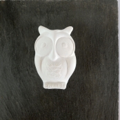 Objet en plâtre Noel Hibou