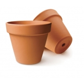 Pots de fleurs en terre cuite Ø10 cm 10 pièces