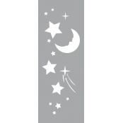 Pochoir 15 x 40 cm Nuit étoilée