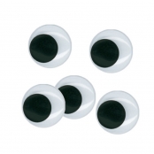 Yeux noirs Ø 9 mm 100 pièces
